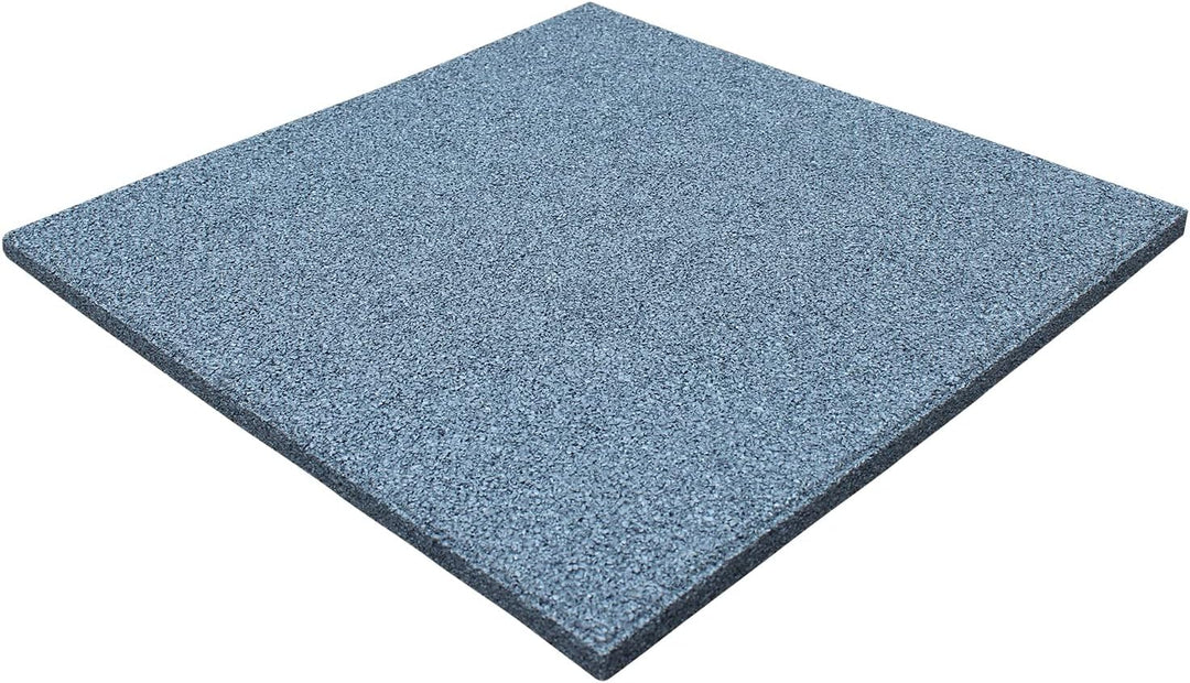 LANDGRID 6X Fallschutzmatten 50x50x4cm Grau Spielplatz Gummimatte Kletterturm Schaukel Platten