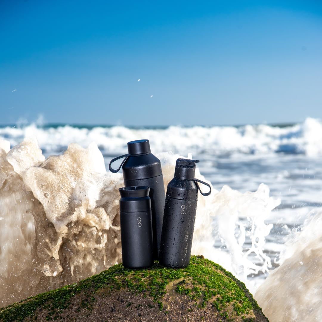 Ocean Bottle - Go Wasserflasche aus recyceltem Edelstahl - umweltfreundlich & wiederverwendbar - Pec