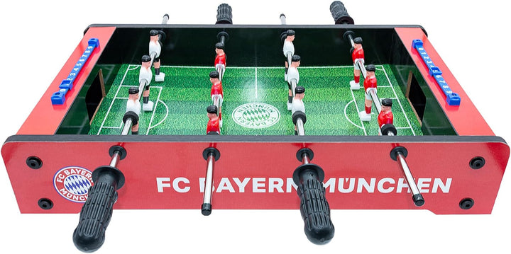 FC Bayern München Tischkicker Kinder - Offizieller Tischaufsatzkicker, kompakter und Leichter Mini-K