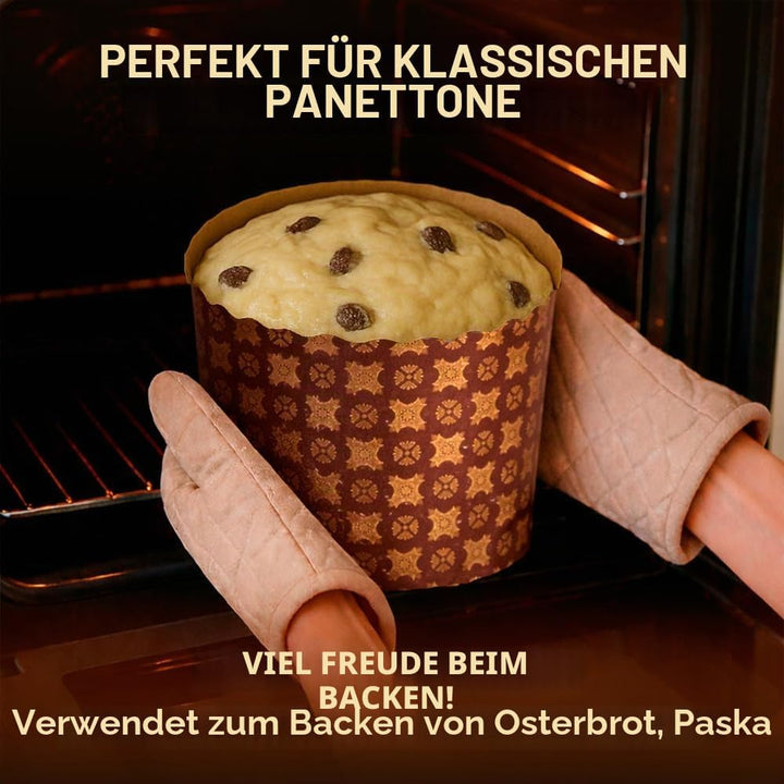Osterbrotformen, Paska-Form, Kulich, Paskha, Pantone, Osterbrot, Papierform, Panettone-Papierform, S