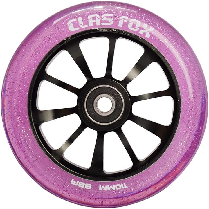CLAS FOX Pro Stunt Scooter Rollen Roller Räder 110mm Ein Paar mit ABEC-9 Kugellager CNC Metallker (2