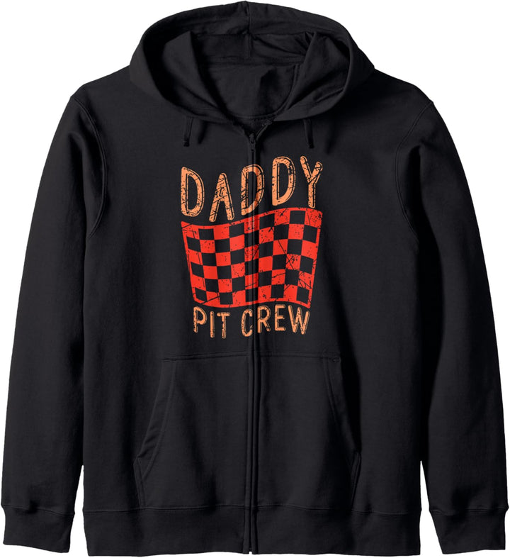 Motorsport Vater Rennfahrer Dad Eltern Papa Pit Crew Kapuzenjacke