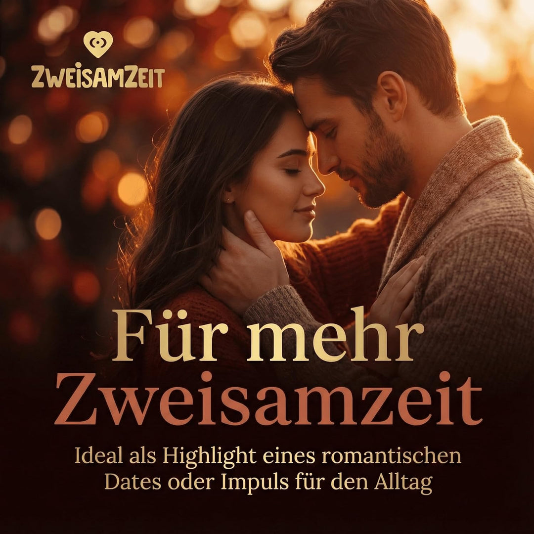 ZweisamZeit - Spiel für Paare zu zweit | Mit lustigen Aufgaben & Fragen | Pärchen Geschenke für Freu