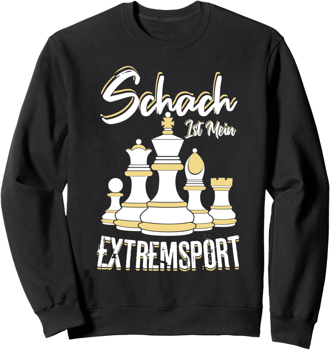 Schachspieler Denksport Schach Spielen Schachmotiv Schach Sweatshirt