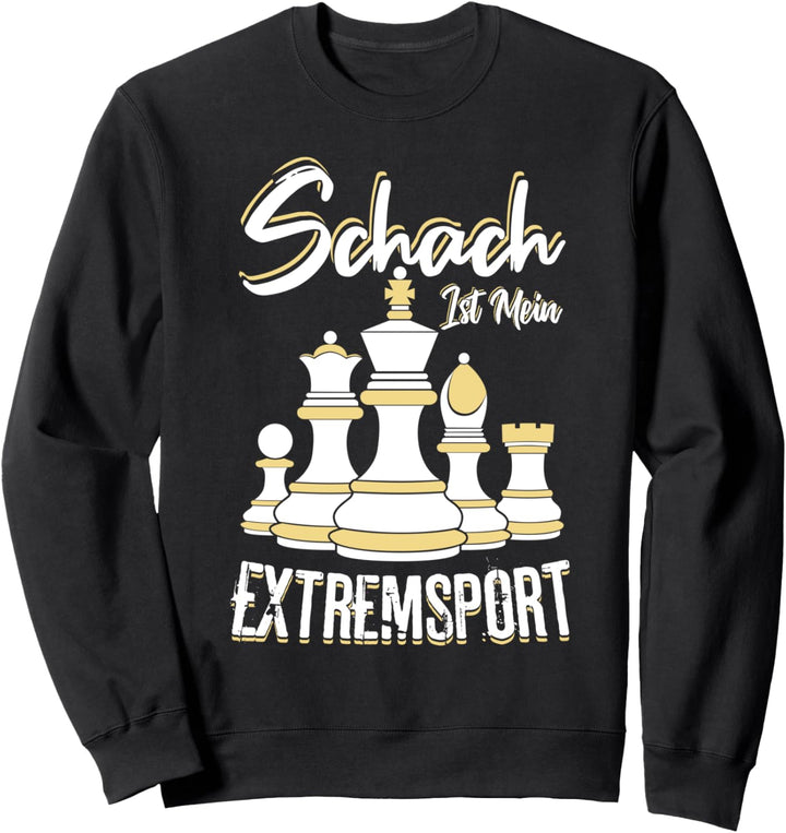 Schachspieler Denksport Schach Spielen Schachmotiv Schach Sweatshirt