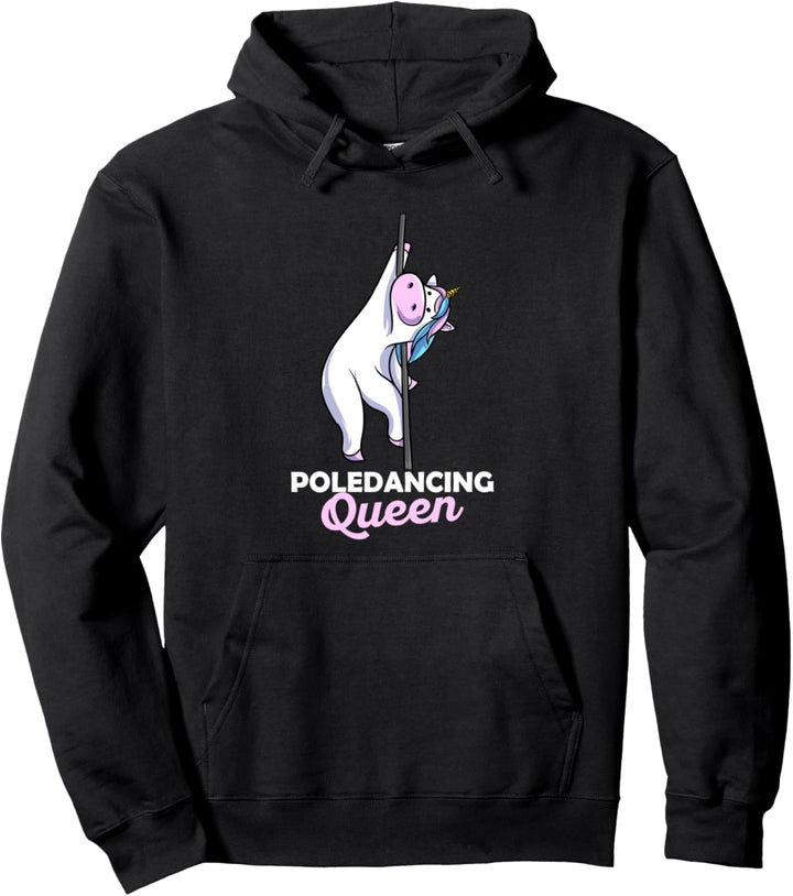 Poledance Einhorn Pole Tänzerin Stangentanz Pole Fitness Pullover Hoodie