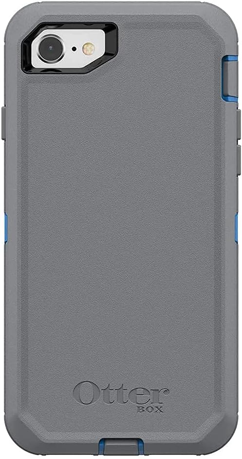 OtterBox Defender Schutzhülle für iPhone 8/7 (Nicht Plus), Schwarz, Marathoner (Cowabunga Blue/Gunme