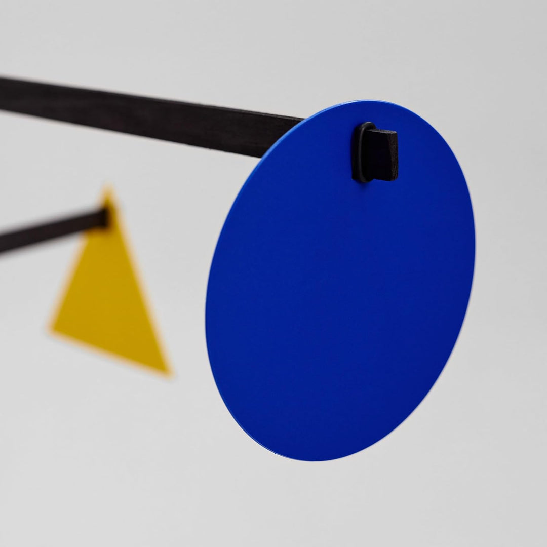 Flensted Mobiles f428 Bauhaus Mobile, Stahl, Mehrfarbig, 35x62 cm