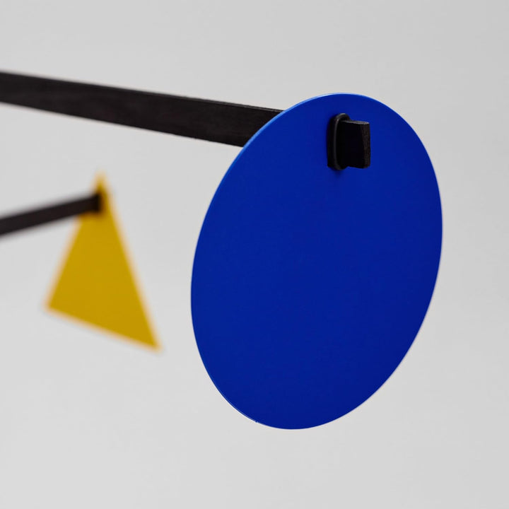 Flensted Mobiles f428 Bauhaus Mobile, Stahl, Mehrfarbig, 35x62 cm