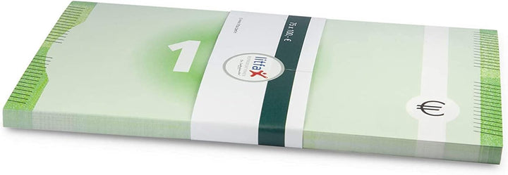 Litfax GmbH 100 € Euroschein/Euro-Geldscheine ca. 191x103 mm/banderoliert, je Pack. 75 Stück (10 PG)