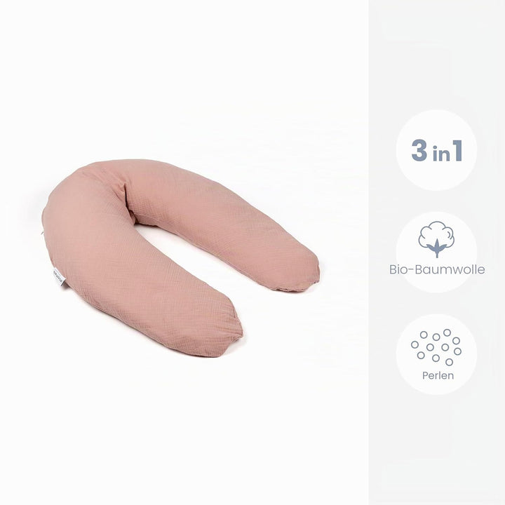 Doomoo Basics – Comfy Big Cover Tetra Stillkissenbezug 190 cm – Stillkissenbezug für das Grösste Uns