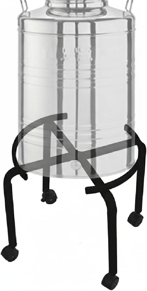 Tecnokit: Schafthalter oder Ölfässer, verschiedene Grössen, robustes Stahlgestell, grau. (30 l hoch