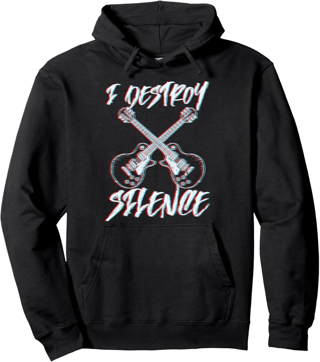 Gitarren Shirt Herren Gitarrist Geschenk Gitarren-Spieler Pullover Hoodie