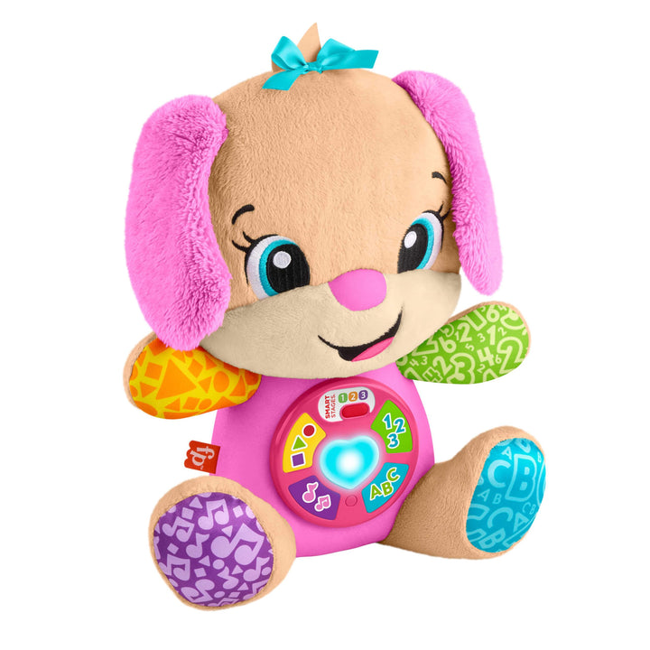 Fisher-Price Musikalischer Lernspass für Babys Smart Stages Hundefreundin, Plüschspielzeug mit Smart