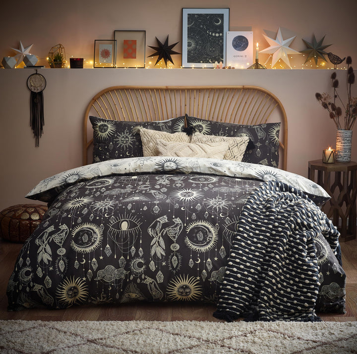 furn. Eingereif. Constellation Single BettVet Cover Set, Baumwolle, Polyester, Multi Twin Multicolor