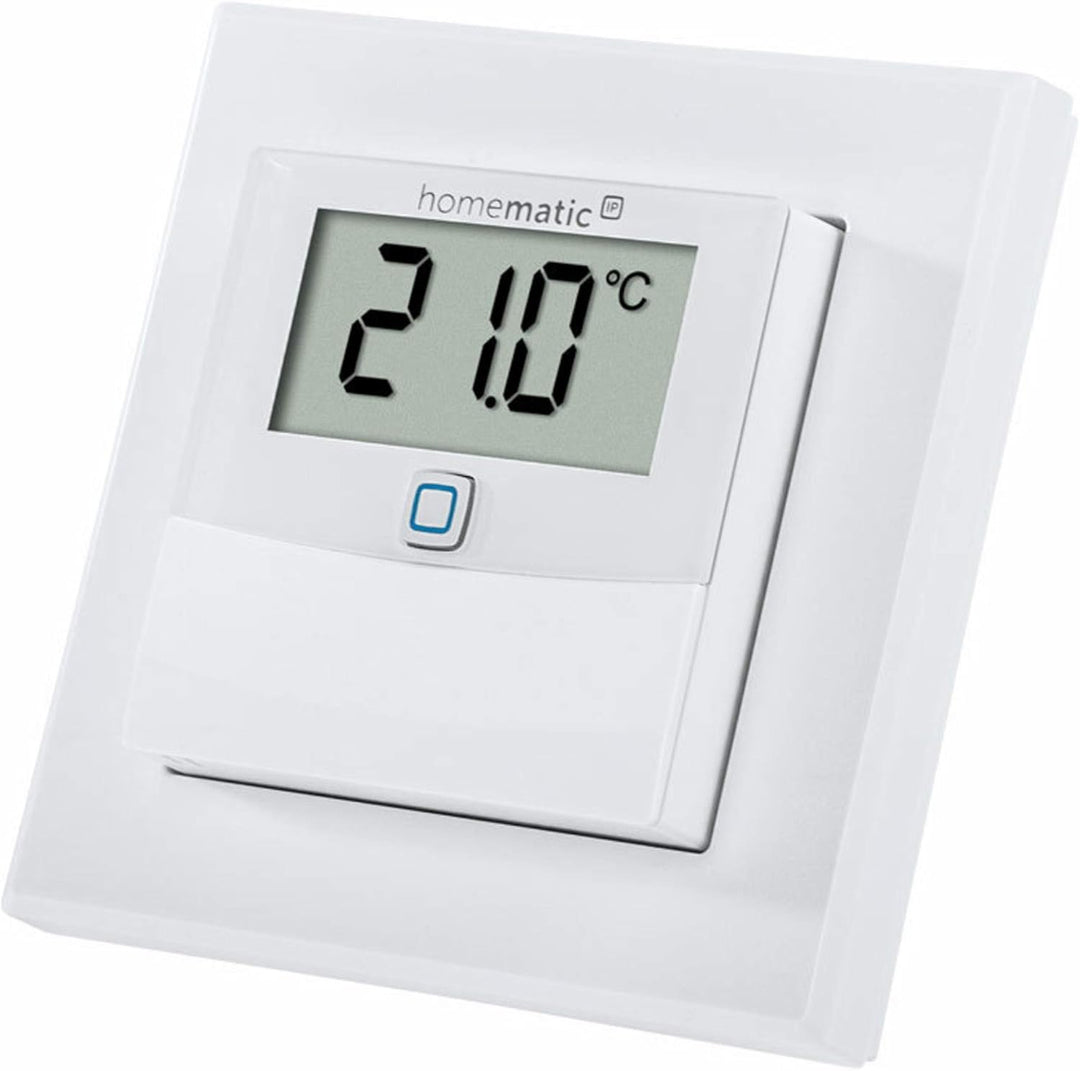Homematic IP Smart Home 3er-Set Temperatur- und Luftfeuchtigkeitssensor mit Display – innen, steuert