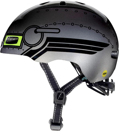 Nutcase Kinder Fahrradhelm Little Nutty Gloss, Robo Boy, 48-52 cm, 10001