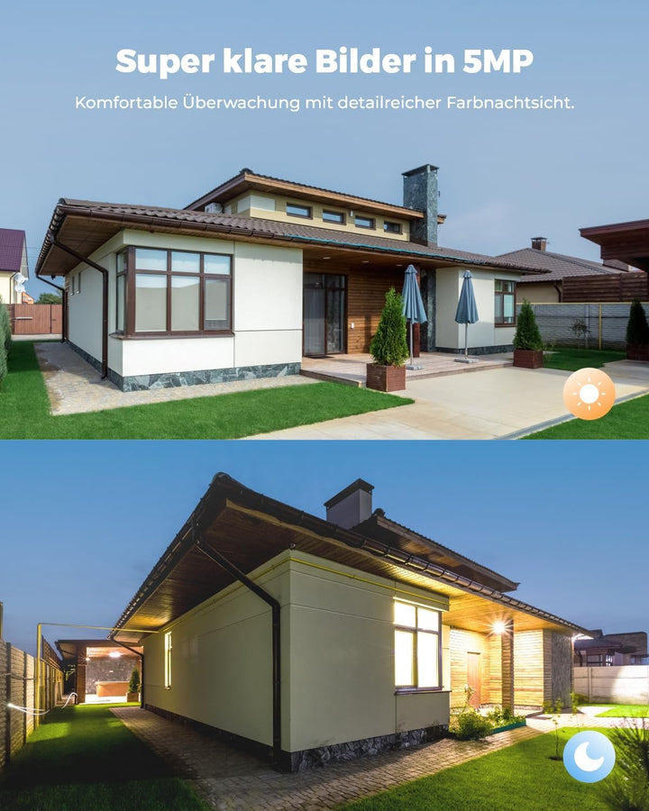 Reolink 2K PTZ Solar Überwachungskamera Aussen Akku, Personen-/Autoerkennung, 355°/140° Pan Tilt WLA