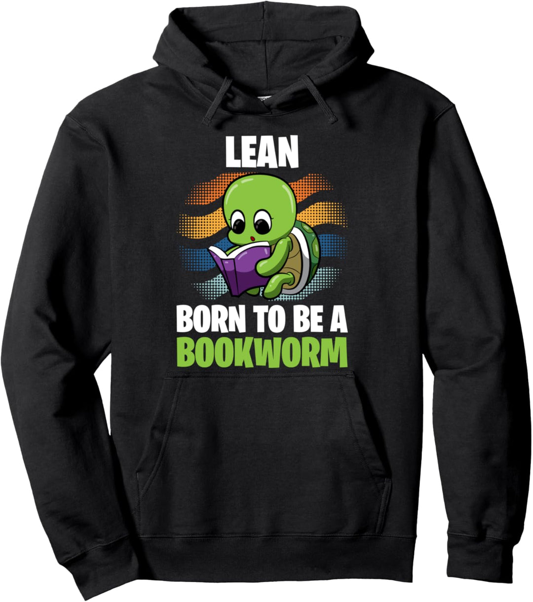 Lean - Born To Be A Bookworm - Personalisiert Pullover Hoodie