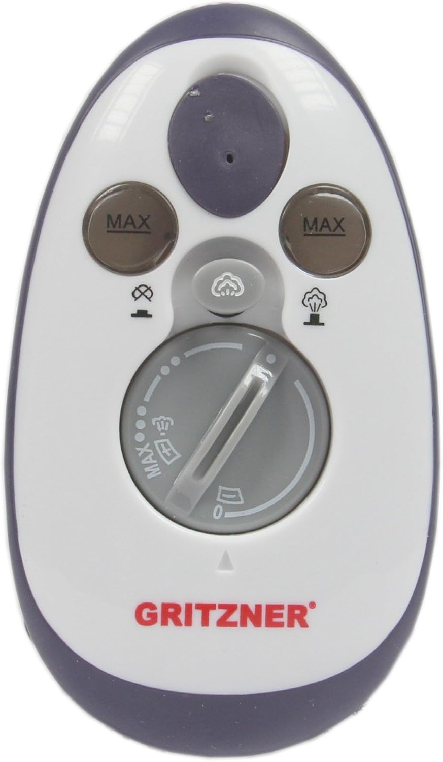 Gritzner 636 Mini Bügeleisen - 260-420 W, Antihaft Bügelsohle, Wassertank 40 ml, 110-240 V Netzspann