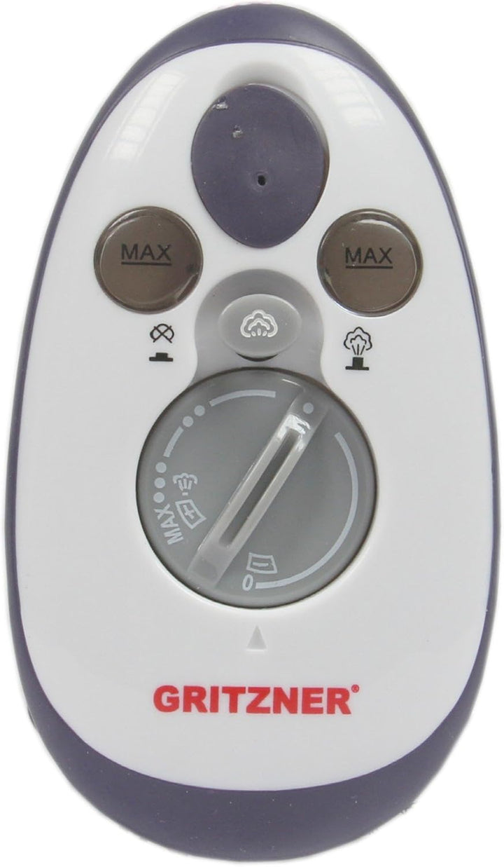 Gritzner 636 Mini Bügeleisen - 260-420 W, Antihaft Bügelsohle, Wassertank 40 ml, 110-240 V Netzspann