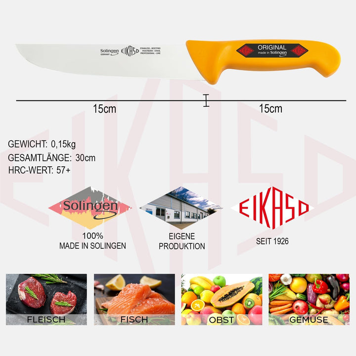 EIKASO SOLINGEN Geflügel/Ausbeinmesserset, 2tlg, von Profis - für Profis und Privat, 1.4116 Molybdän