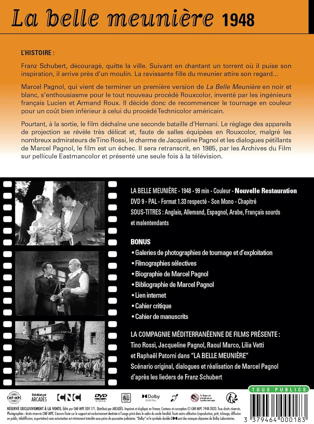 La belle meunière [FR Import], DVD