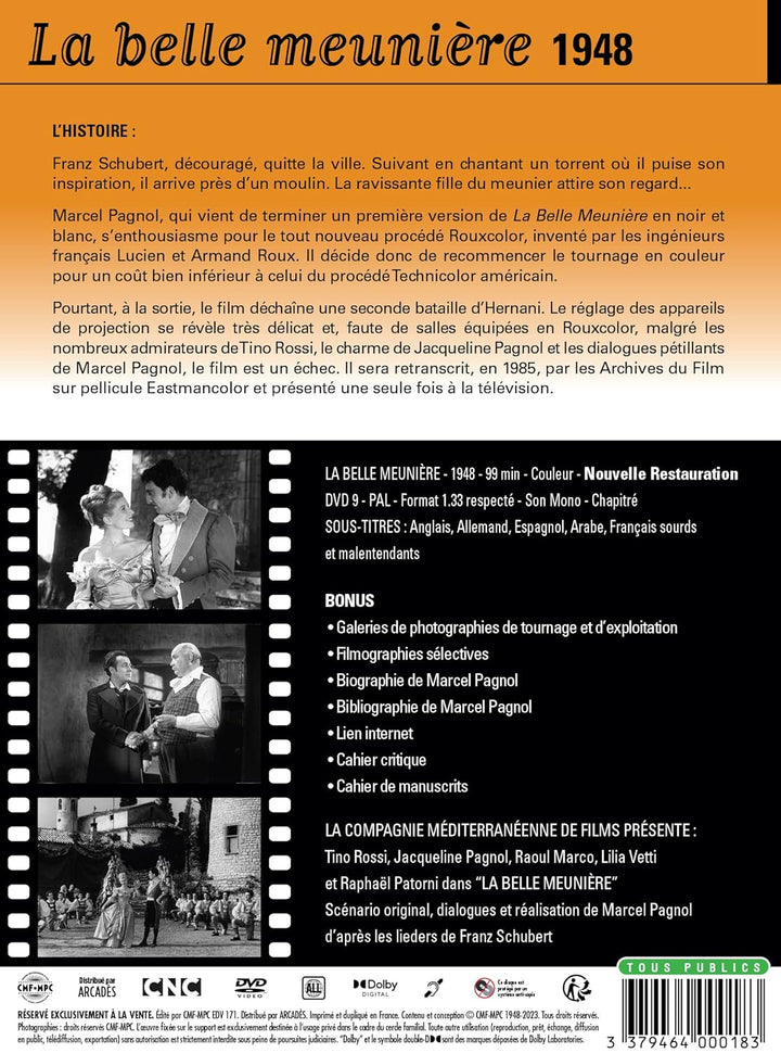 La belle meunière [FR Import], DVD