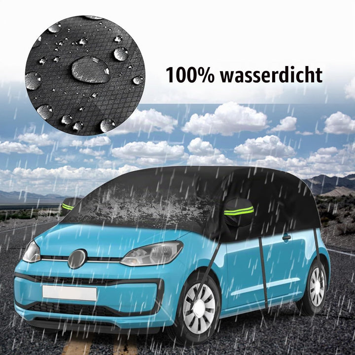 Autoabdeckung Wasserdicht Ersatz für VW UP/SEAT MII//Skoda Citigo 2011-2024, Halbgarage, Autohülle A