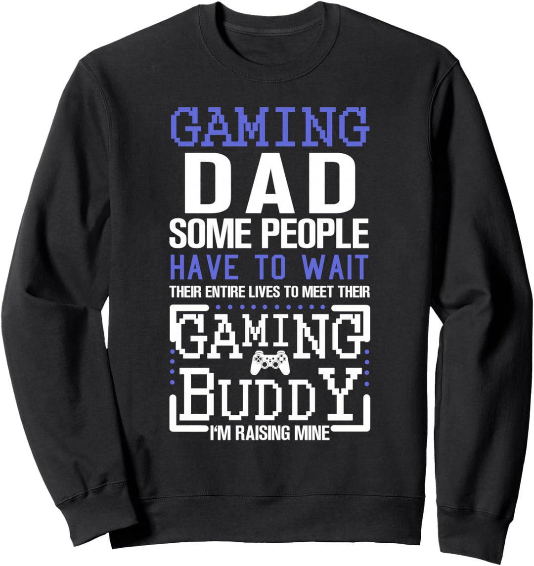 Gaming Dad Funny Father Kid Matching Sweatshirt