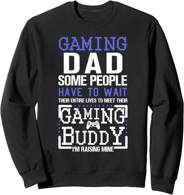 Gaming Dad Funny Father Kid Matching Sweatshirt