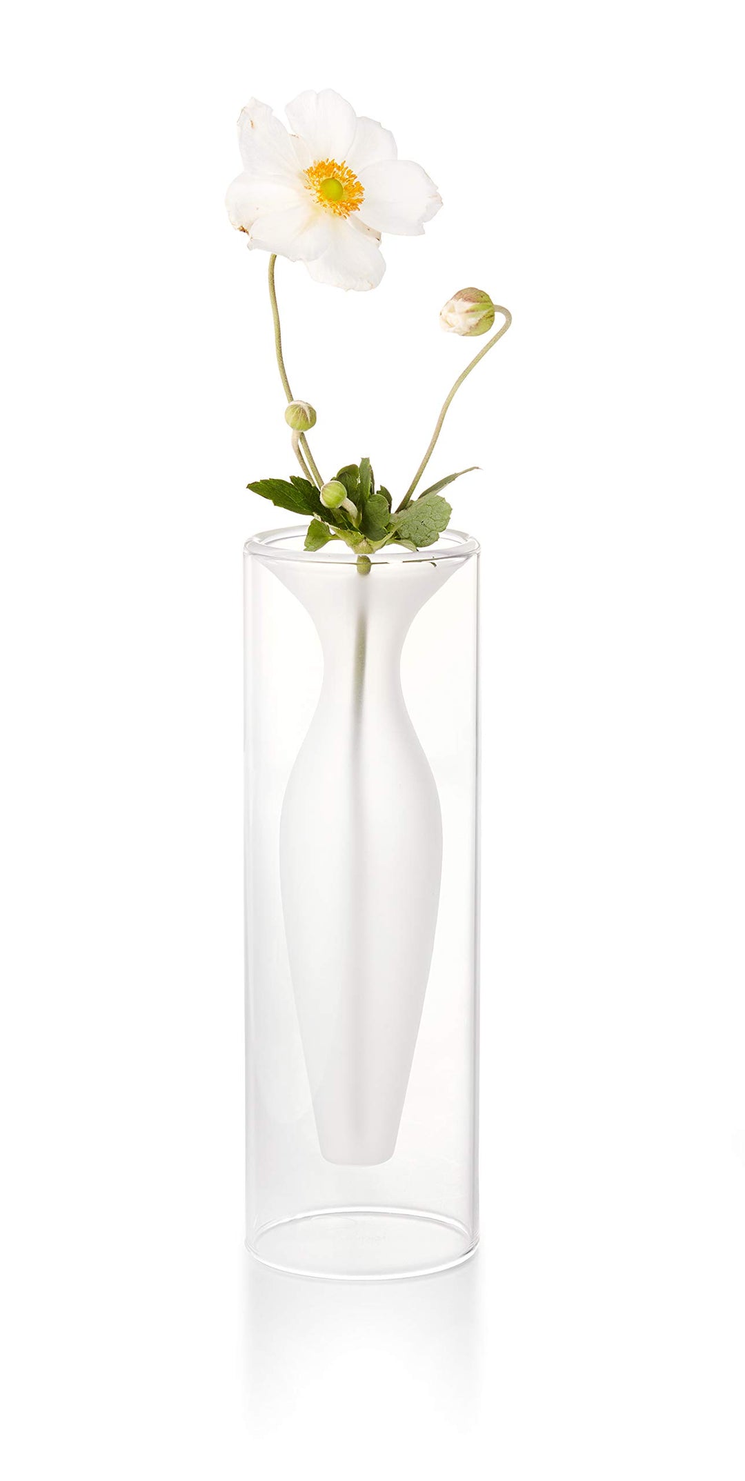 Philippi - Esmeralda Vase XS Ø 6,5 x 20 (h) cm Weiss, Ø 6,5 x 20 (h) cm Weiss