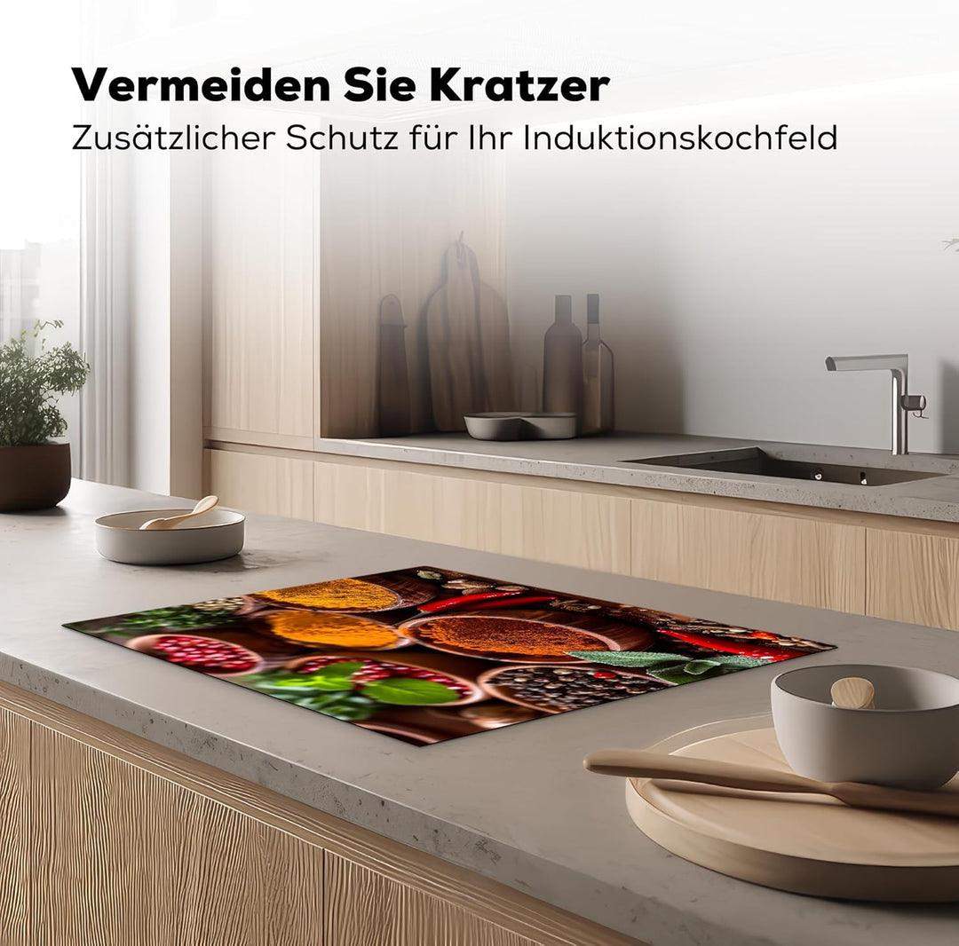 KitchenYeah© Herdabdeckplatte 70x52 cm Einteilig Abdeckplatten Cerankochfeld Abdeckung Ceranfeld Her