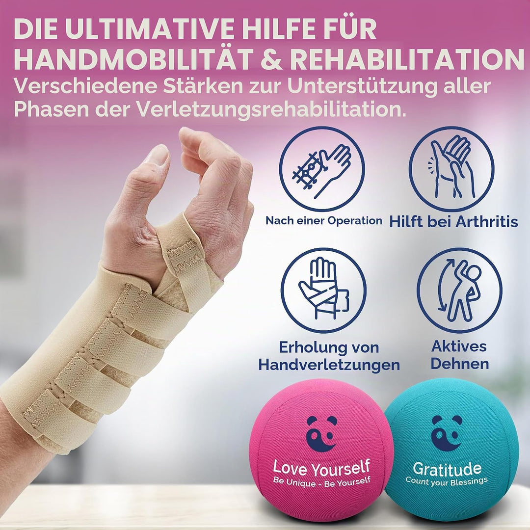 MindPanda Geist & Körper Gel-Stressball für Erwachsene – Handtherapie Anti Stress Bälle Quetschbälle