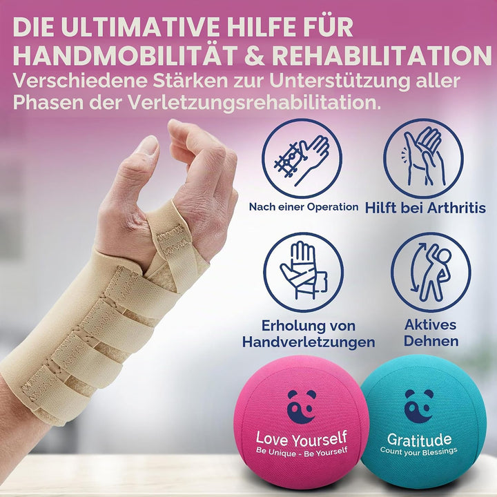 MindPanda Geist & Körper Gel-Stressball für Erwachsene – Handtherapie Anti Stress Bälle Quetschbälle