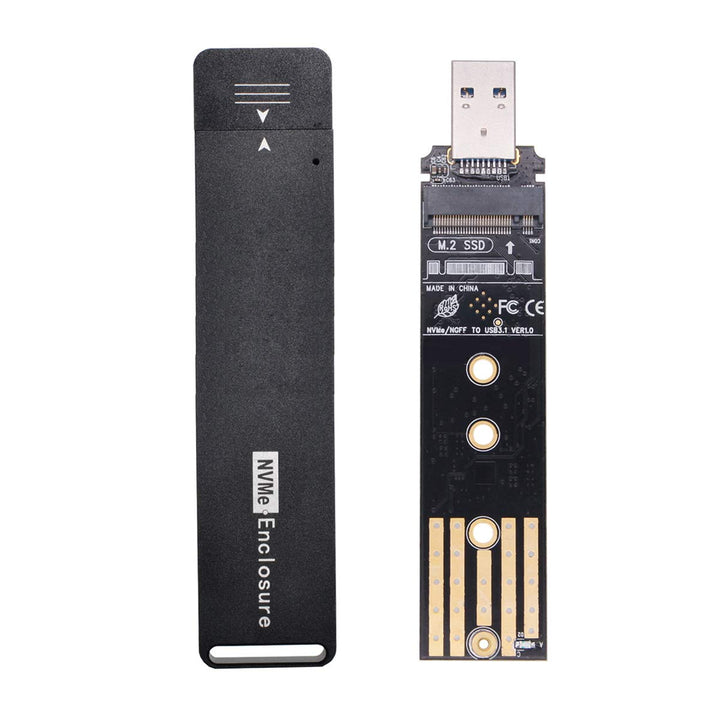 Xiwai USB 3.0 auf NVME M-Key M.2 NGFF SATA SSD Externer PCBA Gehäuse Konveter Adapter RTL9210B Chips