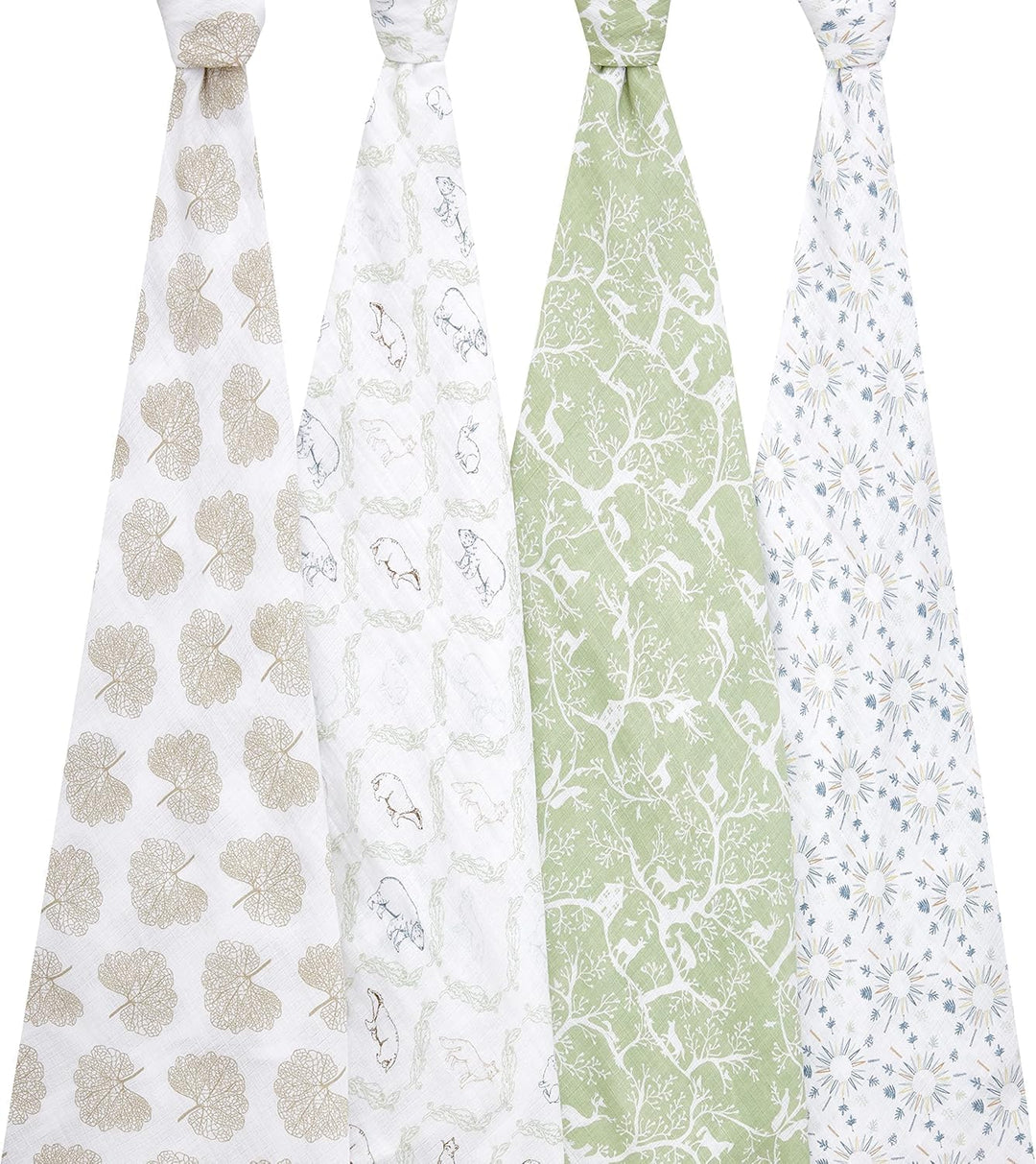 aden + anais™ Essentials Baumwoll-Musselin-Pucktuch Harmony in 4er-Packung, Harmony