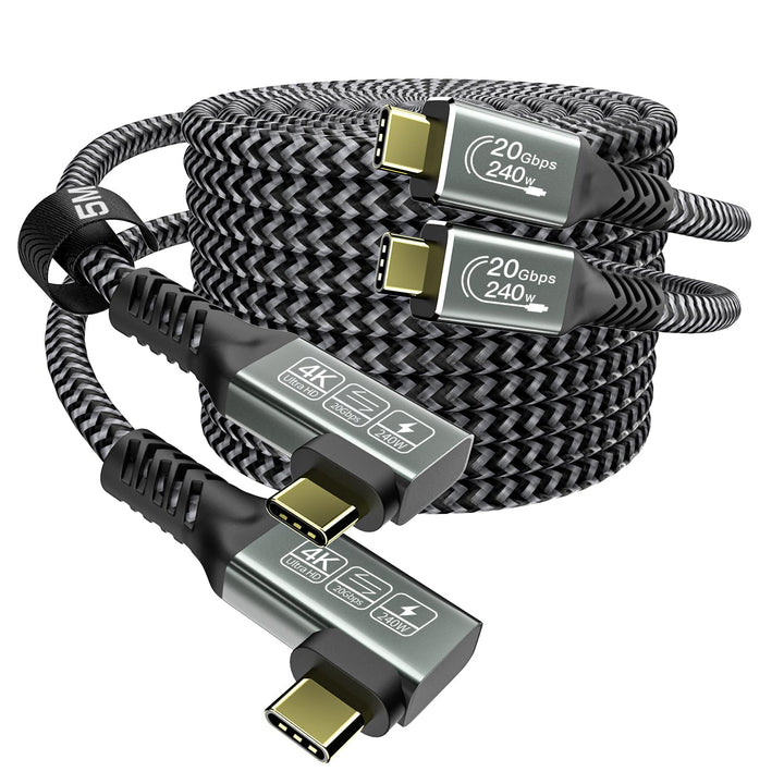 CAKOBLE usb c kabel 3m,[2 Stück] usb 3.2 kabel,20 Gbps usb c datenkabel,PD 3.1 240W Schnellladekabel