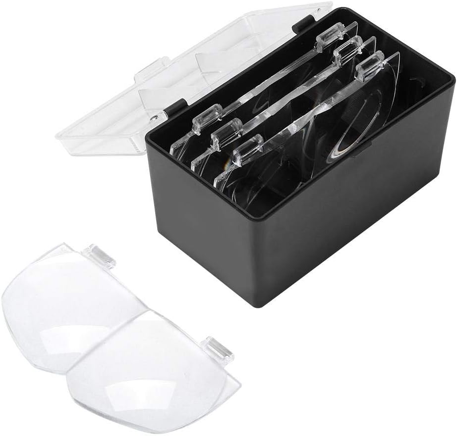 Fdit Headhand Lupenbrille mit LED-Licht Honey Bee Lupe Brille Lupe Spiegelglas Imkerei Lupe MEHRWEG