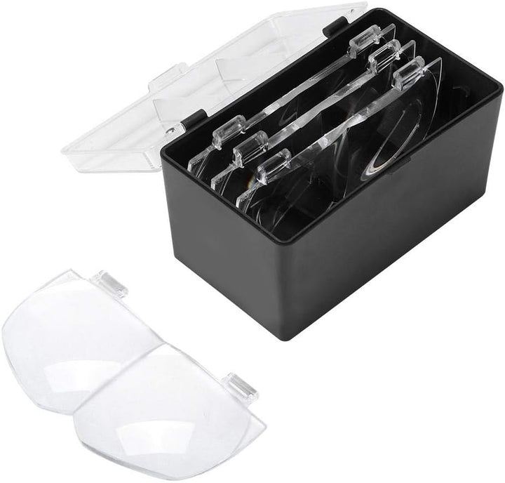 Fdit Headhand Lupenbrille mit LED-Licht Honey Bee Lupe Brille Lupe Spiegelglas Imkerei Lupe MEHRWEG