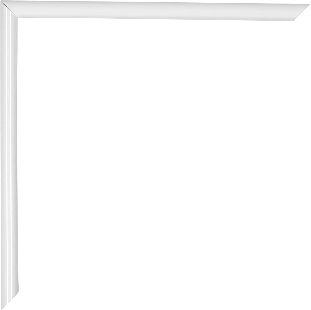 yd. Your Decoration - Bilderrahmen 75x100 cm - Weiss Hochglanz - Bilderrahmen aus Kunststoff mit Acr