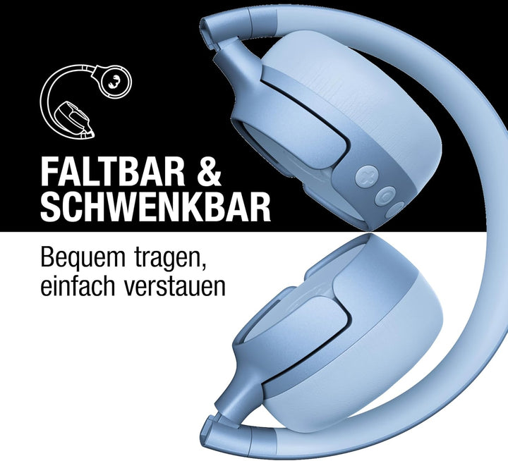 Fresh 'n Rebel Code Fuse, Bluetooth-Kopfhörer on-Ear, kabellos, 30 Stunden Spielzeit, mit Mikrofon u