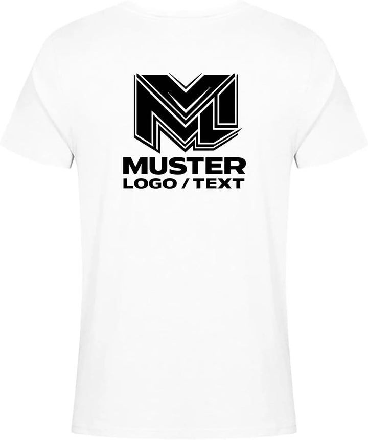 Herren Strapazierfähiges Workwear T-Shirt personalisierbar mit Logo oder Text | 60% Baumwolle 40% Po