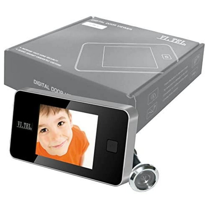 TELESE E0372-12 Digitaler Türspion, Silber