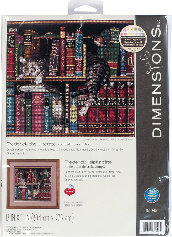 DIMENSIONS Zählmusterpackung mit Zählmuster, Mehrfarbig Frederick, belesen (Literate), Frederick, be