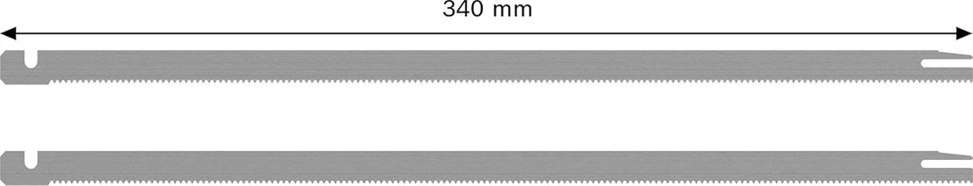 Bosch 2x PRO Foam GSG300 Sägeblatt, 300 mm (für Schaum, Schaum, Länge mm, Professional Zubehör Schau