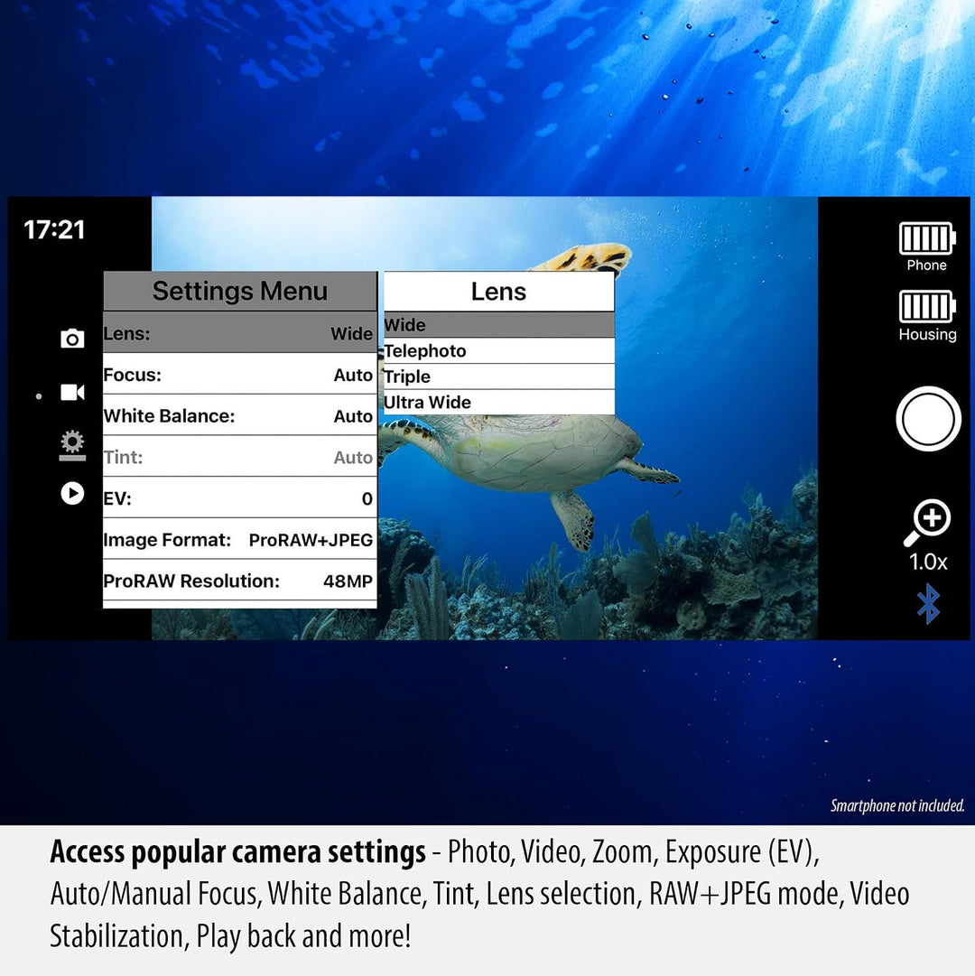 SeaLife SportDiver Unterwassergehäuse iPhone SL400 Single, Single