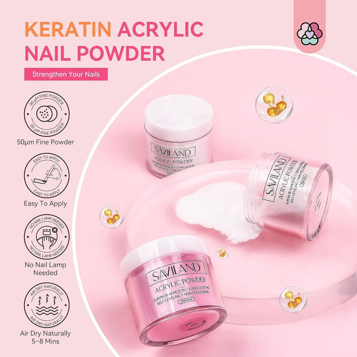 Acryl Nagelset Nagelstudio Set mit Nagelfräser und UV Lampe für Gelnägel , Acrylpulver mit Acryl Liq