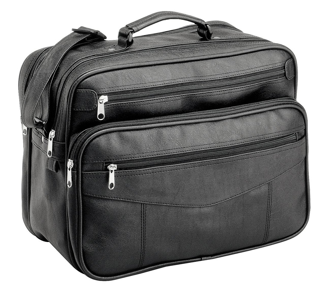Bowatex Arbeitstasche Umhänge Flugumhänger Tasche Querformat 39 cm Schwarz