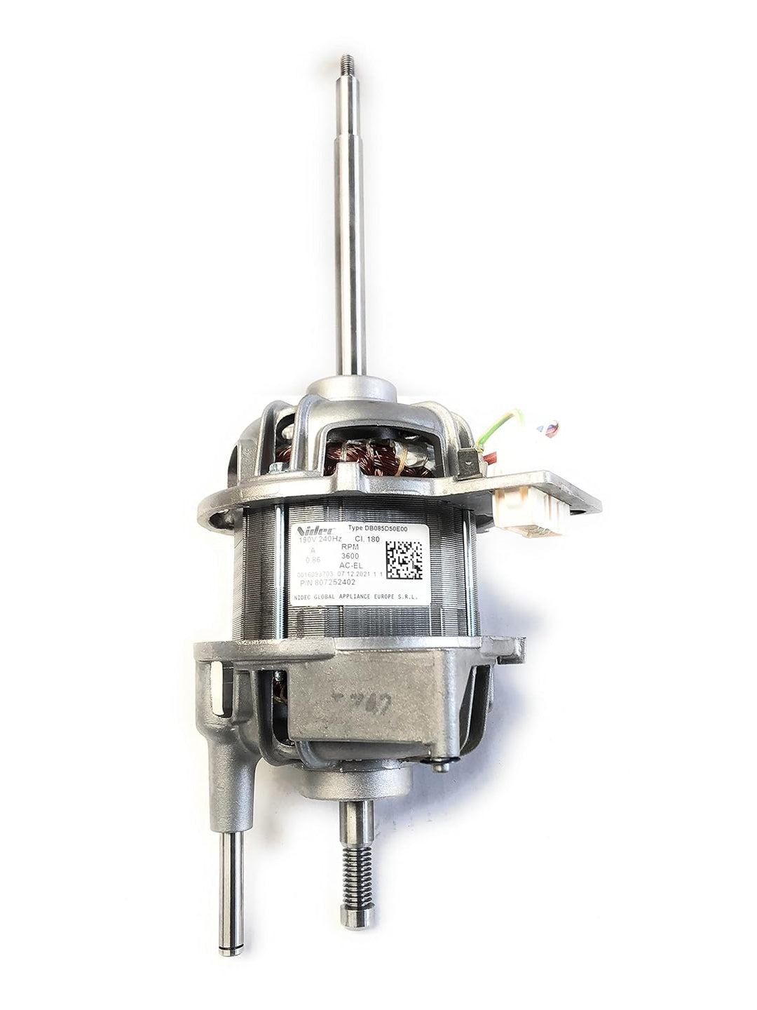 Motor Ersatz passend wie AEG 807252402/1 Antriebsmotor Nidec Type DB085D50E00 Wäschetrockner Kondens